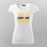 NIMBU KA ACHAR T-shirt For Women Online India
