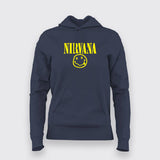 NIRVANA Logo Hindi Hoodies For Women