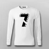 NO 7 THALA MS DHONI FAN T-shirt For Men