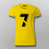 NO 7 THALA MS DHONI FAN T-Shirt For Women Online India