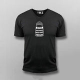 Namak Swad Anusar Funny Hindi T-shirt V-neck For Men Online India