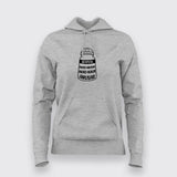 Namak Swad Anusar Funny Hindi Hoodie For Women