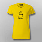 Namak Swad Anusar Funny Hindi T-Shirt For Women Online India
