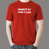 Namaste Home And Sleep Men's T-Shirt Online India