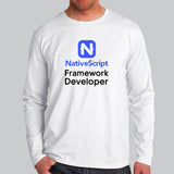 NativeScript Framework Developer Men’s T-Shirt India