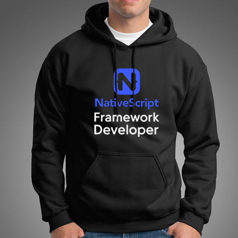 NativeScript Framework Developer Men’s Profession Hoodies Online India
