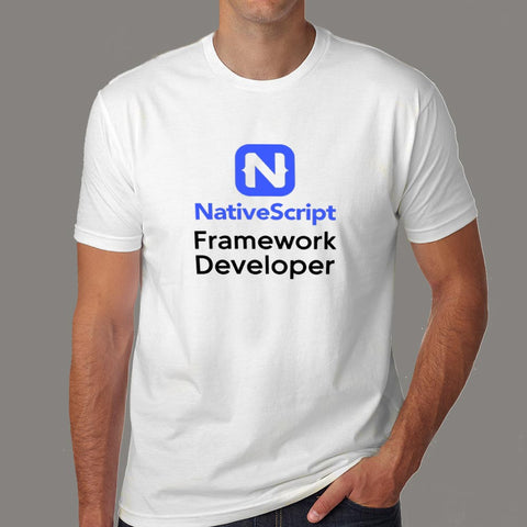 NativeScript Framework Developer Men’s Profession T-Shirt Online India