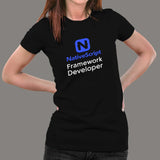 NativeScript Framework Developer Women’s Profession T-Shirt India