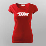 Need For Speed Motivate T-Shirt For Women Online India 