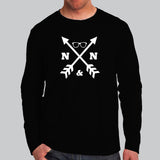 Arrow Nerd Full Sleeve T-Shirt for Men India