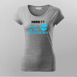 Nerd Ninja Funny T-Shirt For Women