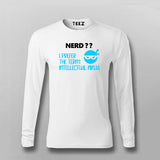 Nerd Ninja Funny Full Sleeve T-shirt For Men Online India
