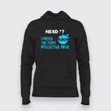 Nerd Ninja Funny Hoodies For Women