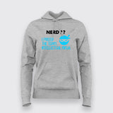 Nerd Ninja Funny Hoodies For Women Online India 