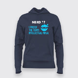 Nerd Ninja Funny Hoodies For Women