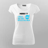 Nerd Ninja Funny T-Shirt For Women