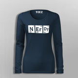 Nerdy Periodic Table Of Elements T-Shirt For Women
