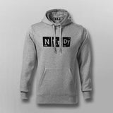 Nerdy Periodic Table Of Elements Hoodies For Men
