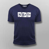 Nerdy Periodic Table Of Elements T-Shirt For Men