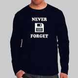Never Forget Floppy Disks T-Shirt For Men
