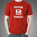 Never Forget Floppy Disks T-Shirt For Men