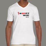 I Am Never Out Of Your Sight - Psalm 139:3 Christian V Neck T-Shirt For Men Online India