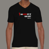 I Am Never Out Of Your Sight - Psalm 139:3 Christian V Neck T-Shirt For Men India