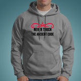 Never Touch The Ancient Code Hoodies For Men India