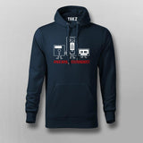 Never Forget Nostalgic Cassette Floppy Disk Hoodies In India