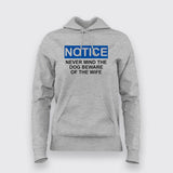 Never Mind The Dog Beware Of The Wife Hoodies For Women Online