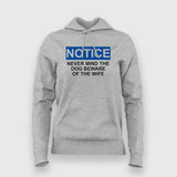 Never Mind The Dog Beware Of The Wife Hoodies For Women Online