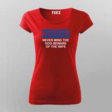 Never Mind The Dog Beware Of The Wife T-Shirt For Women