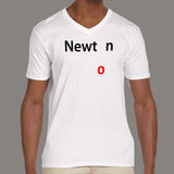 Newton Logo Men's science v neck T-shirt online india