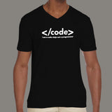 Coding Ninja Programmer's V Neck T-Shirt For Men online india