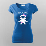 Ninja Naari Indian Women Hindi Funny T-Shirt For Women