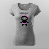 Ninja Naari Indian Women Hindi Funny T-Shirt For Women