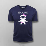 Ninja Naari Indian Women Hindi Funny T-shirt For Men