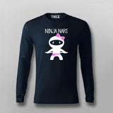 Ninja Naari Indian Women Hindi Funny T-shirt For Men