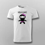 Ninja Naari Indian Women Hindi Funny T-shirt For Men