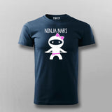 Ninja Naari Indian Women Hindi Funny T-shirt For Men