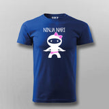 Ninja Naari Indian Women Hindi Funny T-shirt For Men