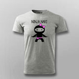 Ninja Naari Indian Women Hindi Funny T-shirt For Men