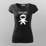 Ninja Naari Indian Women Hindi Funny T-Shirt For Women Online Teez