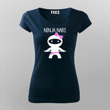 Ninja Naari Indian Women Hindi Funny T-Shirt For Women