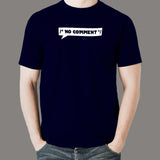 No Comment Funny Programmer T-Shirt For Men