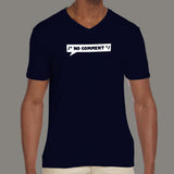 No Comment Funny Programmer T-Shirt For Men