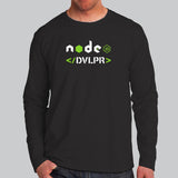 Node Js Developer Profession Full Sleeve T-Shirt India