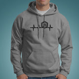 NodeJS Javascript Heartbeat Hoodies India