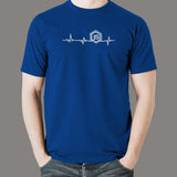 NodeJS Javascript Heartbeat T-Shirt For Men Online India