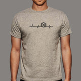 NodeJS Javascript Heartbeat T-Shirt For Men